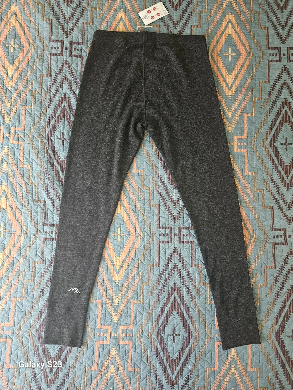 Men's Charcoal Thermal Heavy Weight Base Layer Pants